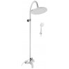 Arttec sprchová batéria COLORADO s hlavovou a ručnou sprchou biela/chróm, farba: biela/chróm, rozmer: 150 mm CO182.5/3BC