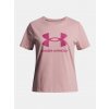Dievčenské tričko Under Armour UA BIG LOGO SS-PNK Ružová YLG