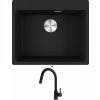 Franke MRG 610-54 FTL onyx + Franke FC 6051.071 LINA onyx