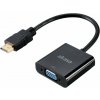 Akasa redukcia HDMI na VGA M/F, káblová 0,2m AK-CBHD15-20BK