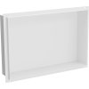 Mexen X-Wall-NR, polička na zapustenie pod obklad bez goliera 45 x 30 cm, biela, 1921453010