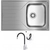 Teka UNIVERSE 45 T-XP 1B 1D nerezová oceľ + Deante NEO LUNO BOC B720 nerezová oceľ