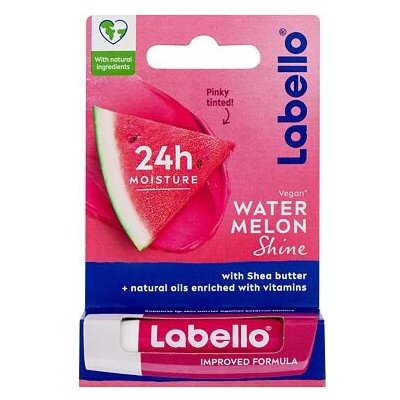 Labello Cherry Shine 24h Moisture Lip Balm hydratační balzám na rty s jemným zbarvením 4,8 g