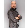 Max Original Leather Pánska kožená bunda ANTONIO antiq grey (L 46-48) - Antiq grey - L