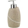 KELA KELA Dávkovač mydla TALUS poly, dekor kameň béžový KL-20297 (KL-20297)