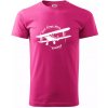 Still Plays With Planes - Klasické pánske tričko vyššej gramáže - S ( Purpurová )