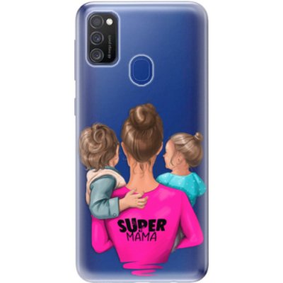 Púzdro iSaprio - Super Mama - Boy and Girl - Samsung Galaxy M21