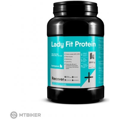 Kompava LadyFit proteín, 2000 g/67 dávok vanilka-smotana