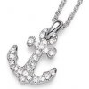 Prívesok s krištáľmi Swarovski Oliver Weber Anchor 11540R