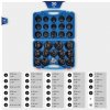 Sada kľúčov na olejové filtre KS TOOLS BT711050 BT711050