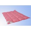 Termop perový paplón Premium Rúžová letný 140x200