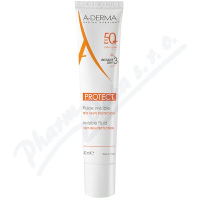 A-Derma Protect Transparetní fluid SPF50+ 40 ml