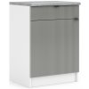 FAFOR Kuchynská skrinka spodná 60 cm - LAM D60 1D1SZ - Dvierka NELA