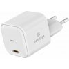 Nabíjačka do siete Swissten sieťový adaptér GaN 1x USB-C 45W Power Delivery biely (22037010)