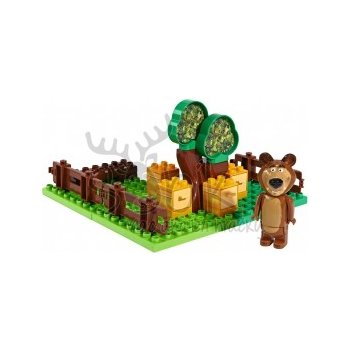 PlayBIG Bloxx Máša a medveď v záhradke
