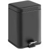 Gedy Argenta 5L SoftClose odpadkový kôš, matná čierna 230914