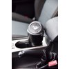 DRIVE | Odpadkový koš do auta s víkem PUSH | 670 ml | do držáku na nápoje