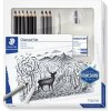 Grafitová ceruzka, so strúhadlom, s gumou, STAEDTLER 