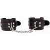 Kink - Wrist Restraints Black With Red Lining Adjustable 20-28 Cm X 5.5 Cm