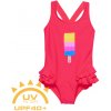 COLOR KIDS-Swimsuit W. Application, diva pink Ružová 110