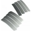 ShamanRacing Samolepky reflexné na ráfik set 8ks strieborné