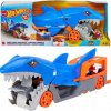 HOT WHEELS ŽRALOK TRANSPORTER SUPER NÁKLADNÉ AUTO CHYTÁ LESK AUTA SHARK BITE