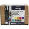 Súprava farieb na textil Pébéo Setacolor Opaque 10 × 45 ml s príslušenstvom I