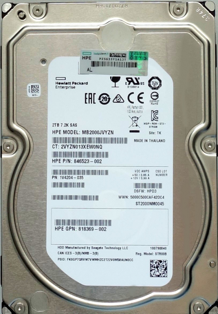 HP Elements 2TB, 7200rpm, 3,5\