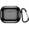AppleKing ochranný metalický obal pre AirPods 3 - čierny - možnosť vrátiť tovar ZADARMO do 30tich dní