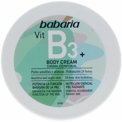 Babaria Vitamin B3 telový krém pre citlivú pokožku 400 ml