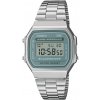 Strieborné hodinky Casio Vintage A168WA-3AYES so stopkami