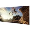 Nástenný panel Horský bicykel oblohy oblačno 100x50 cm