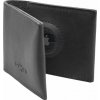 Kožená peňaženka FIXED Wallet for AirTag z pravej hovädzej kože, čierna