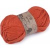 Pletacia priadza Melange Wool 100 g - 1 ks 4 (1210) mrkvová