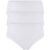 Markéta bavlnené nohavičky s čipkou - 3bal XL biela