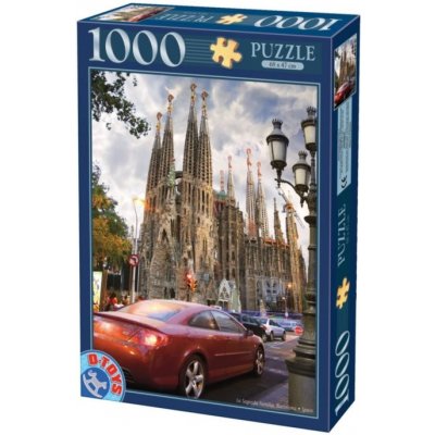 D-TOYS Puzzle Sagrada Familia, Barcelona 1000 dílků