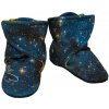 ESITO Capáčky barefoot Softshell Galaxie modré Veľ. 4 - stielka: 14 cm