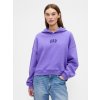 GAP Crop Sweatshirt with Logo - Ladies svetlomodrá | fialová S GAP 1200146470319