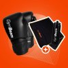 GymBeam Boxerské rukavice Striker Black 10 OZ