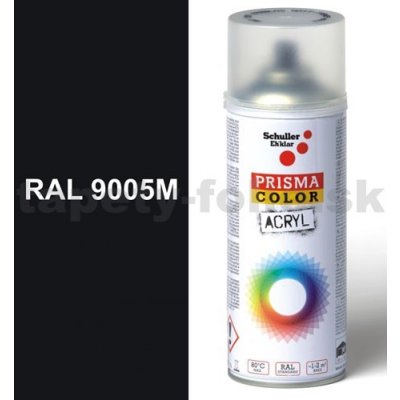 Schuller Ehklar PRISMA COLOR Lack Spray akrylový sprej 91004 čierná matná 400 ml