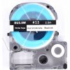 Epson LK-4WBA3 / SU35W, 3mm x 2,5m, černý tisk / bílý podklad, smršťovací kompatibilní páska
