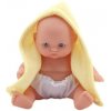 Teddies Bábätko bábika pevné telo plast 12cm 3druhy