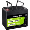 Akumulátor LiFePO4 50Ah 12.8V 12V BMS Green Cell do karavanu Lodný vozík