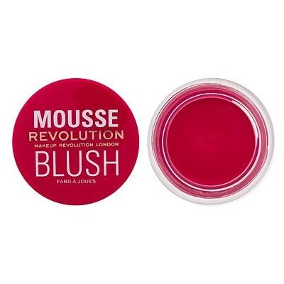 Makeup Revolution London Mousse Blush pěnová tvářenka 6 g odstín Juicy Fuchsia Pink