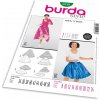 Strih Burda 2518 - RocknRoll, tanečná sukňa, kolová sukňa