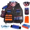 Vesta s príslušenstvom pre Nerf, 30 šípok, okuliare a maska