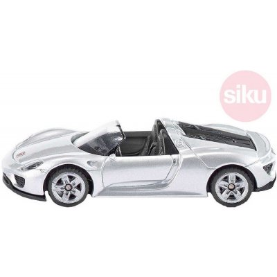 Siku Auto osobní Porsche 918 Spider stříbrná Model kov 1:55