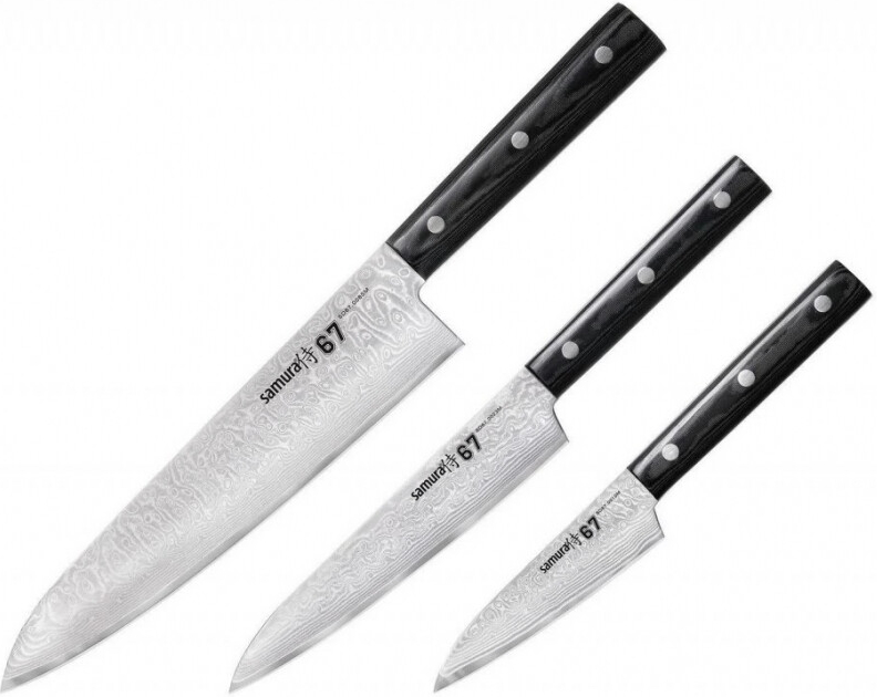 Samura Samura Sada kuchynských nožov Damascus 67 SD67 0220M