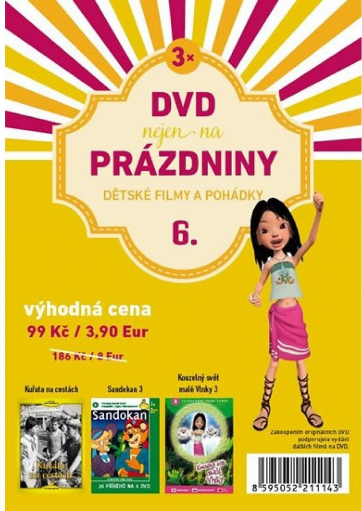 nejen na prázdniny 6: Dětské filmy a pohádky DVD