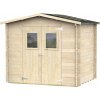 Twig Drevený záhradný domček BH19 Argenta, prírodný, 248 x 198 cm